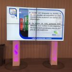 Ecran mur images plat SAMSUNG 4 x SU 55 / 55" / 155cm