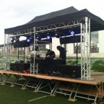 Tente noire pliable 6x3