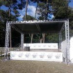 Scène podium fixe 24m2