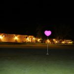 Ballon éclairant blanc LED 200w extérieur