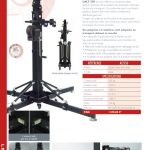 Pied ASD ALT550 hauteur 5m50 / charge 200 kg