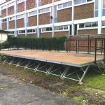 Garde corps praticable 1m x 1m