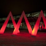 Pyramide gonflable lumineuse