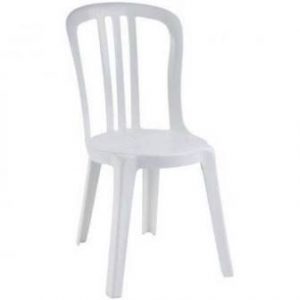 Chaise blanche miami PVC