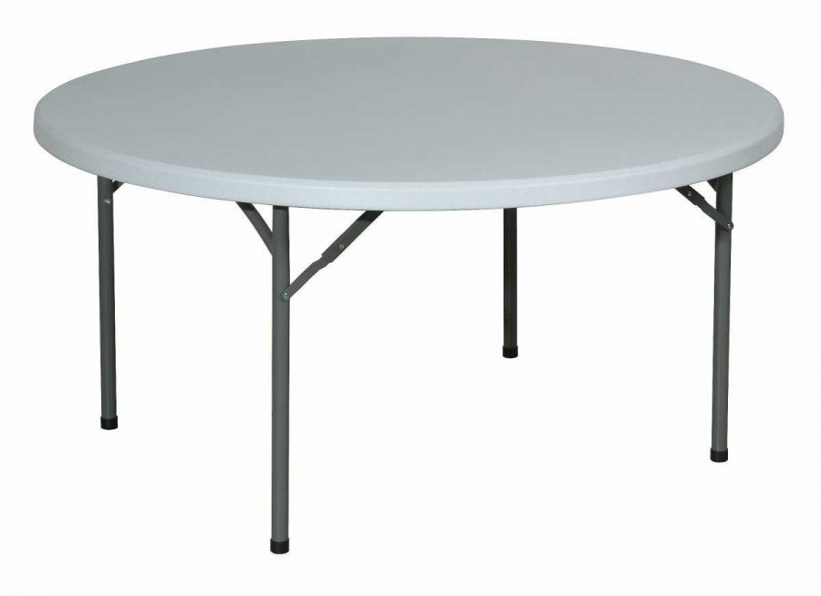 Table ronde 152cm pliante - Mise en Scène