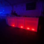 Bar dublin - comptoir d'accueil lumineux led