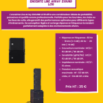 Fiche produit Line Array ZSOUND LC10