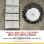 PROJECTEURS LED 200W  400W