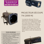 Projecteur Découpe 714